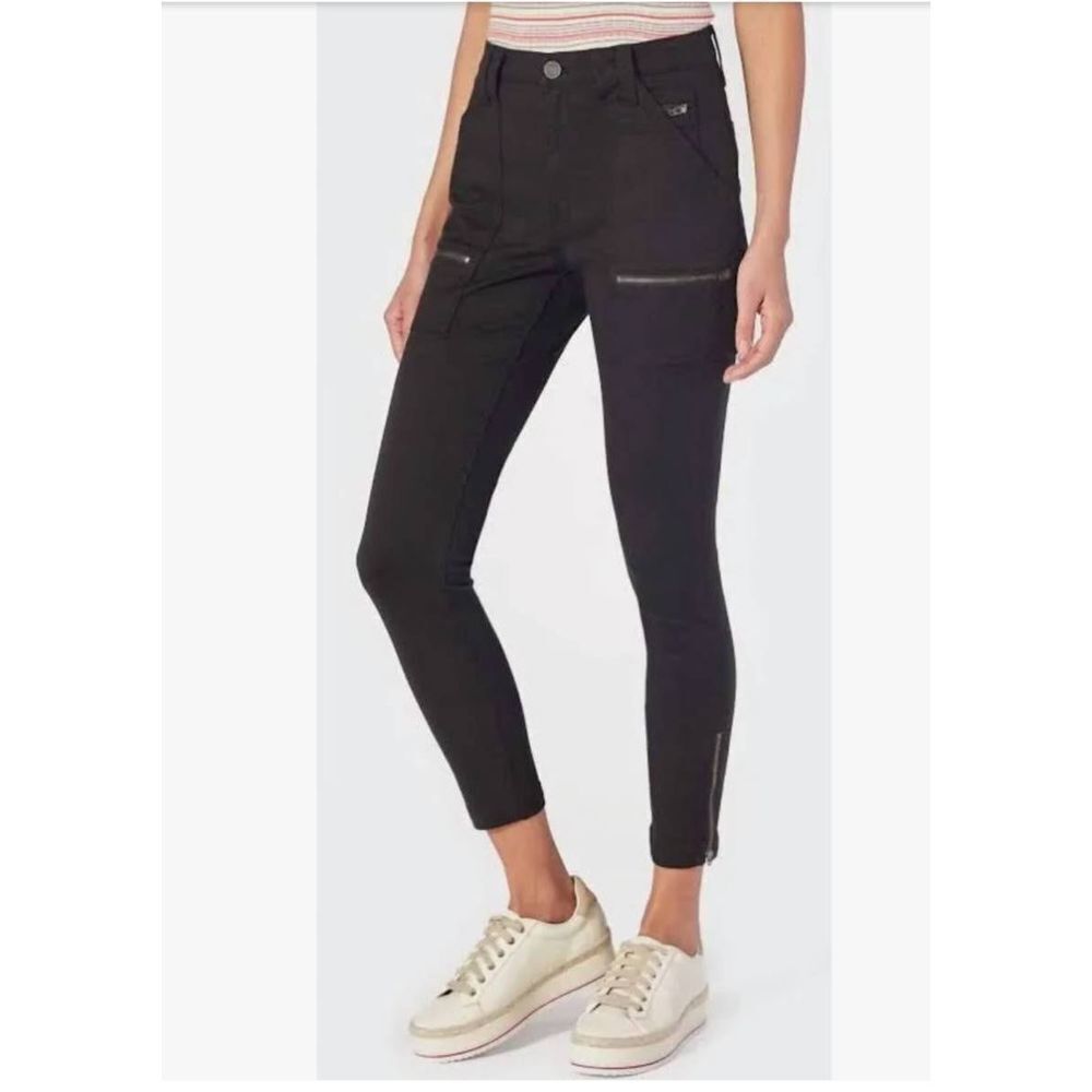Joie ladies black Park Skinny Stretch cropped jeans size 32/12-14